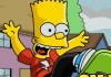 Bart Simpson Skateboarding