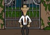 Obama in dark